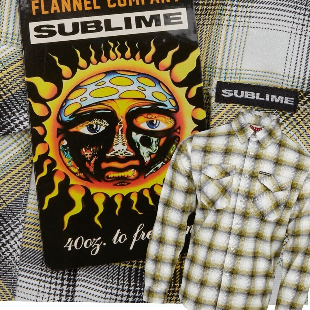 DIXXON x SUBLIME 40 OZ TO FREEDOM Collab Limited Edition Flannel - Men's XL